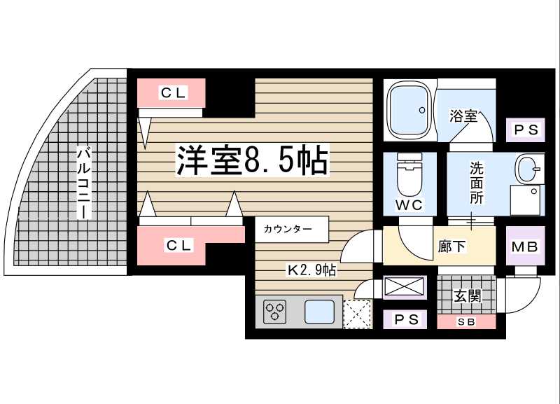 フォアクレージュ御影|神戸市東灘区御影郡家(阪急神戸線御影駅)のマンション間取 フォアクレージュ御影|神戸市東灘区御影郡家(阪急神戸線御影駅)のマンション間取