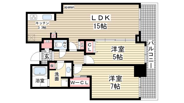 シティタワー神戸三宮|神戸市中央区旭通(JR東海道本線(近畿)三ノ宮駅)の分譲賃貸マンション間取 シティタワー神戸三宮|神戸市中央区旭通(JR東海道本線(近畿)三ノ宮駅)の分譲賃貸マンション間取