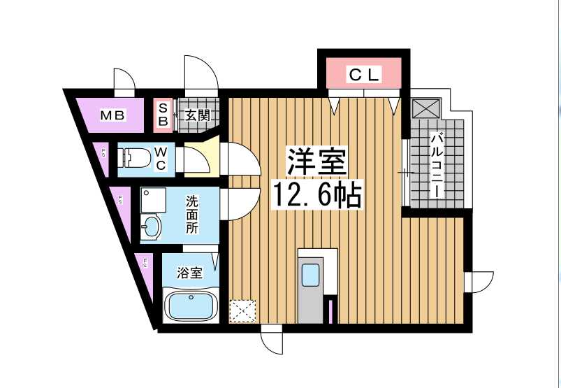 ミル・フィオーレ|明石市西明石町(JR山陽本線西明石駅)のマンション間取 ミル・フィオーレ|明石市西明石町(JR山陽本線西明石駅)のマンション間取