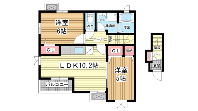 仮)藤江モデッサNFルガート|明石市藤江(JR山陽本線西明石駅)のハイツ間取 仮)藤江モデッサNFルガート|明石市藤江(JR山陽本線西明石駅)のハイツ間取