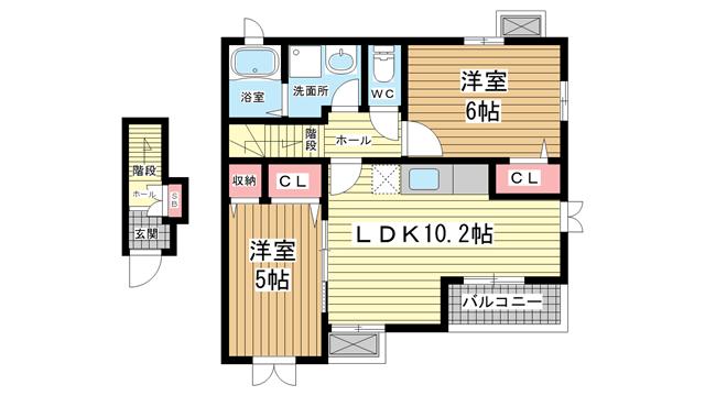 仮)藤江モデッサNFルガート|明石市藤江(JR山陽本線西明石駅)のハイツ間取 仮)藤江モデッサNFルガート|明石市藤江(JR山陽本線西明石駅)のハイツ間取