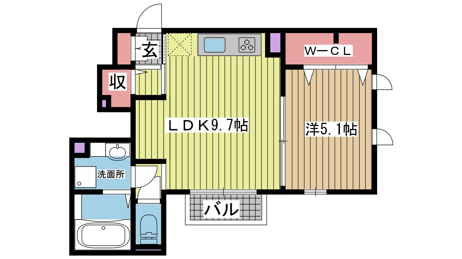 キャム月見山Ⅱ|神戸市須磨区月見山町(JR山陽本線須磨海浜公園駅)のハイツ間取 キャム月見山Ⅱ|神戸市須磨区月見山町(JR山陽本線須磨海浜公園駅)のハイツ間取