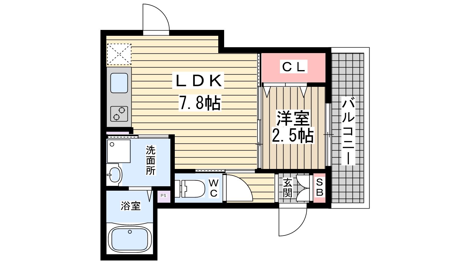 長田区御船町3丁目D-room|神戸市長田区御船通(神戸市営地下鉄線長田駅)のハイツ間取 長田区御船町3丁目D-room|神戸市長田区御船通(神戸市営地下鉄線長田駅)のハイツ間取