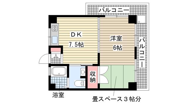 ファミリーハイツ永沢町|神戸市兵庫区永沢町(神戸高速線新開地駅)のマンション間取 ファミリーハイツ永沢町|神戸市兵庫区永沢町(神戸高速線新開地駅)のマンション間取