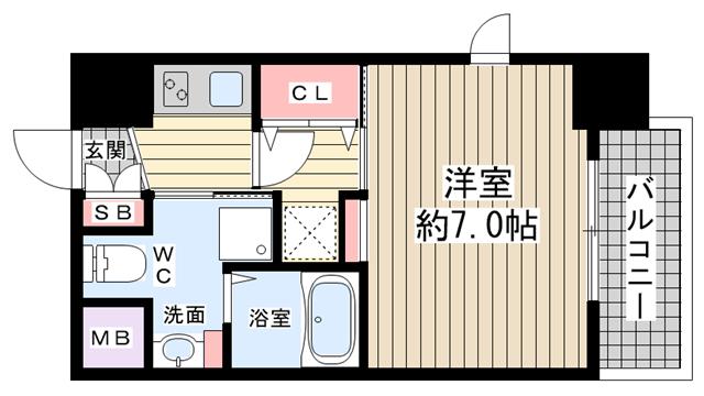 エステムコート三宮駅前Ⅲマジェスティ|神戸市中央区二宮町(JR東海道本線(近畿)三ノ宮駅)の分譲賃貸マンション間取 エステムコート三宮駅前Ⅲマジェスティ|神戸市中央区二宮町(JR東海道本線(近畿)三ノ宮駅)の分譲賃貸マンション間取